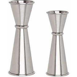 Διπλή Μεζούρα Ποτών Inox 15/30ml