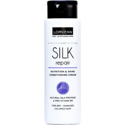 Lorvenn Silk Repair Conditioning Cream Conditioner για Προστασία Χρώματος & Επανόρθωση για Ξηρά Βαμμένα & Ταλαιπωρημένα Μαλλιά 300ml