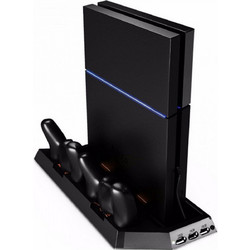 DOBE TP4-023B Cooling Stand & Βάσεις Φόρτισης Χειριστηρίων για PS4