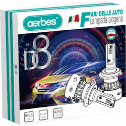 Η7 Σετ 2 Τεμάχια Led Λάμπες D8 Αυτοκινήτου SMD 42W 4800lm - Led Headlight