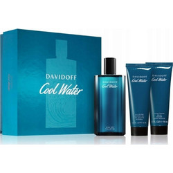 Davidoff Cool Water Eau de Toilette 125ml + After Shave Balm 75ml + Shower Gel 75ml