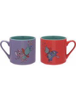 STITCH & ANGEL - Merry Everything - Set of 2 Colored Mugs