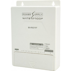 FOLKSAFE τροφοδοτικό συστημάτων CCTV FS-DC120805W, 8 εξόδων, 12V/5A, αδιάβροχο IP65 FS-DC120805W