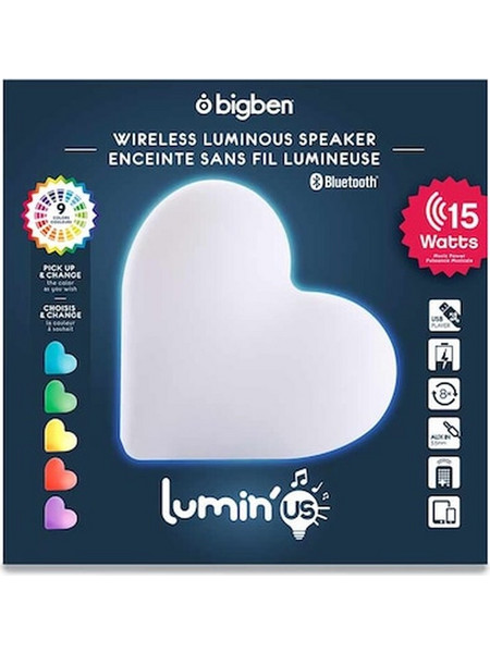 06331 WRLSS LUMINOUS SPEAKER HEART