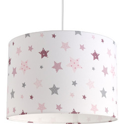 Παιδικό φωτιστικό οροφής Little Stars Pink