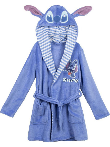 Disney Stitch Coral Fleece Bathrobe (5-12 ετών) - HTDB4445145