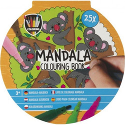 Βιβλίο Ζωγραφικής 25 Σχέδια Mandala 3+