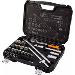NEO TOOLS Καστάνια με καρυδάκια 1/2" σετ 25τεμ 10-205