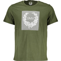 GIAN MARCO VENTURI MEN'S SHORT SLEEVE T-SHIRT GREEN Πράσινο