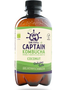 Kombucha με Γεύση Καρύδα - The Gutsy Captain - 400ml