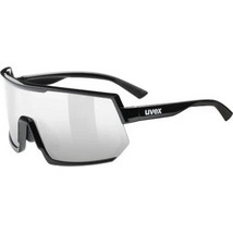Uvex Sportstyle 235 S53.3.003.2216 Αθλητικά Γυαλιά Ηλίου Μάσκα Κοκάλινα Μαύρα με Γκρι Καθρέπτη Φακό