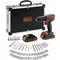 Black & Decker BDCDC18BAFC Δραπανοκατσάβιδο Μπαταρίας 18V 2x1.5Ah