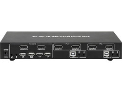 Techly KVM Switch 2 x DisplayPort