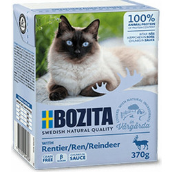Bozita Adult Grain Free with Reindeer in Gravy 370gr