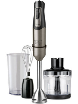 Black & Decker BXHBA1200E Ραβδομπλέντερ με Ανοξείδωτη Ράβδο 1200W