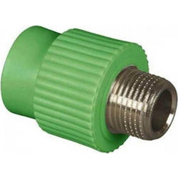 Νίπελ μαστός αρσεσνικός PPR Φ20x1/2" NOVA