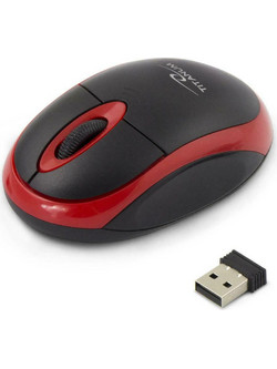 Esperanza Titanum 3D Vulture TM116 Ασύρματο Ποντίκι Black Red