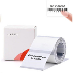 NIIMBOT THERMAL LABEL PAPER 40*30-230 TRANSPARENT