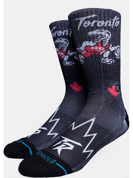 Stance Toronto Raptors Badged Ανδρικές Κάλτσες Μαύρες A556D25TOR-MUL