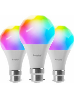 Nanoleaf Smart Λάμπες LED 9W για Ντουί B22 και Σχήμα A60 RGB 3τμχ