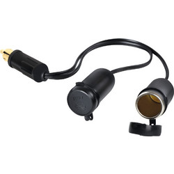 ΑΝΤΑΠΤΟΡΑΣ ΑΝΑΠΤΗΡΑ ΔΙΠΛΟΣ AD-2 12/24V 15A ΜΕ ΚΑΛΩΔΙΟ 20cm
