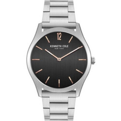 Kenneth Cole Ανδρικό Ρολόι με Ασημί Μεταλλικό Μπρασελέ KCWGG2122604