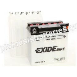 Exide Μπαταρία Μοτοσυκλέτας 12N9-4B-1 85A 9Ah