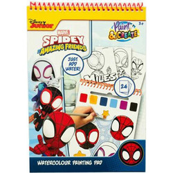 Marvel Spiderman watercolour painting pad 12 Τεμ