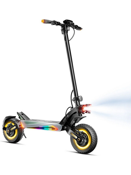 Velogreen GT4 2025 ES-GT43000 Ηλεκτρικό Πατίνι 70km/h Max Ταχύτητα και 70km Αυτονομία Γκρι