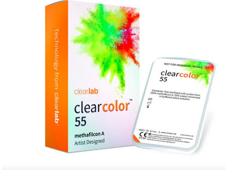 Clearcolor 55 Μηνιαίοι 2 Pack