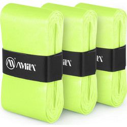 Amila 45793 Ταινία Λαβής Ρακετών Overgrip Neon Green 3 Τεμ