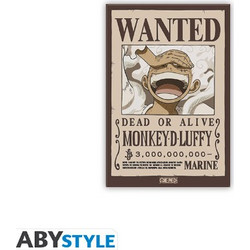 ONE PIECE Μαγνητάκι Wanted Luffy