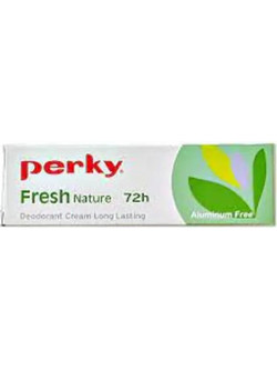 Perky Fresh Nature Φυσικό Αποσμητικό σε Κρέμα 72h Χωρίς Αλουμίνιο 30ml