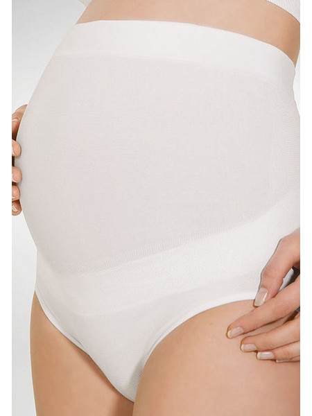 Σλιπ εγκυμοσύνης Cotton Σειρά Relaxmaternity (κατά την διάρκεια της εγκυμοσύνης) | Μπεζ