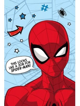 Παιδική Κουβέρτα Super soft microfleece Spiderman 100x150 εκ. (033791)