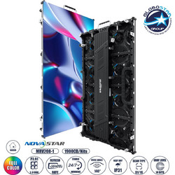 GLOBOSTAR(R) NEOWALL 41001 Οθόνη Video Wall P3.91 Καμπίνα 50x100cm LED 360W 3840Hz 32768 Dots 1900cd/m Nits AC 220-240V Εσωτερικού Χώρου IP31 Full Color S1/16 14Bits - Κάρτα NovaStar MRV208-1 - Προστα
