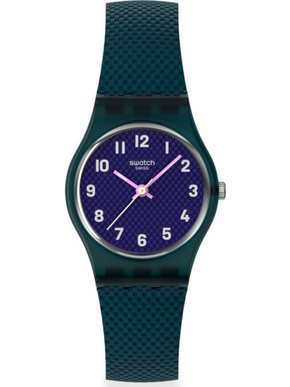 SWATCH Teal Wave Rubber Strap LL127