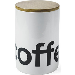 Villa D'Este Βάζο καφέ 750 ml από κεραμικό με καπάκι από Bamboo 5909044