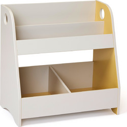 Kids Concept - Storage Shelf - Grey/Mustard - 60x60x35 cm