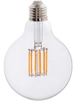ΛΑΜΠΤΗΡΑΣ GLOBO LED FILAMENT 12W E27 3000K ΔΙΑΦΑΝΟΣ