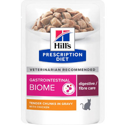 Hill's Prescription Diet Feline Gastrointestinal Active Biome Digestive Fibre Care Stew with Chicken & Vegetables 85gr