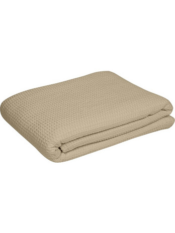 Κουβέρτα Πικέ, 75%Cotton-25%Polyester, Μονή, 170x230cm, 260gr/m2, Μπεζ, Fragente FW1-170230/BG σετ 5 τεμαχίων