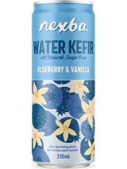 Κεφίρ Νερού Μύρτιλλο-Βανίλια Nexba 330ml - Nexba
