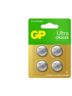 Gp CR2025 4τμχ