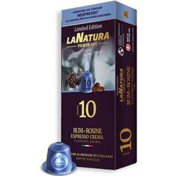 La Natura Lifestyle Κάψουλες Espresso Rum Raisin Συμβατές με Μηχανή Nespresso 10τμχ