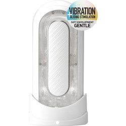 Tenga Flip Zero Electronic Silver Pocket Αυνανιστήρι με Δόνηση & Αναρρόφηση