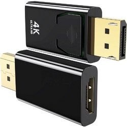Αντάπτορας DisplayPort σε HDMI 4K Ultra HD Plug and Play Μαύρος 080-06369