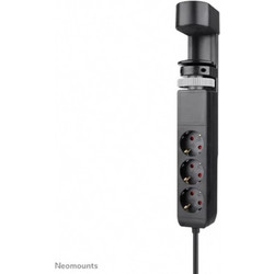 Neomounts VOLT Desk Clamp socket with Quick-charge USB Ports, 3x type-F 230V, 1x USB-A 18W, 2x USB-C 20W (DS22-840BL6) (NEODS22-840BL6)