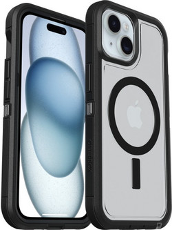Case Otterbox Defender Pro XT MagSafe Edition for APPLE iPhone 13/14/15/16e 6.1 5G - ΔΙΑΦΑΝΟ / ΜΑΥΡΟ - 77-98196