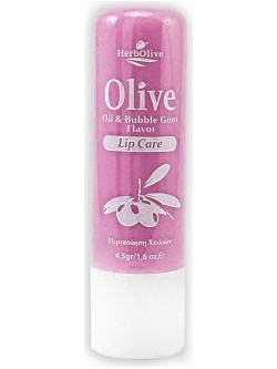 Herbolive Με Τσιχλόφουσκα Lip Balm με Χρώμα 4.5gr